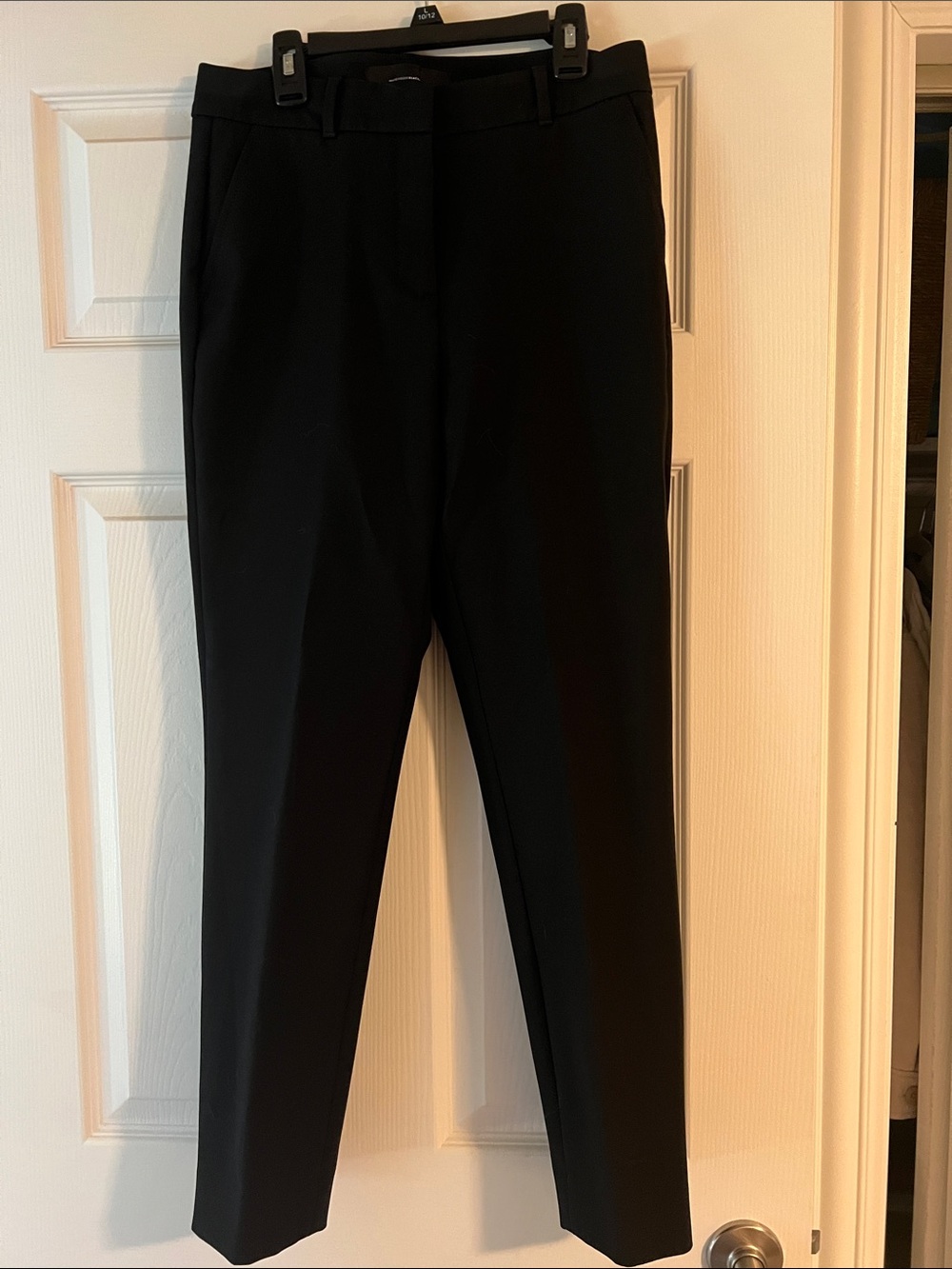 White House Black Market Black Straight-Leg Dress Pants